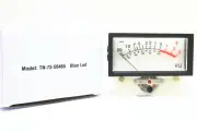 1pc BLUE LED Panel VU Meter TN-73 0dB=0.8VAC size=76x59x41mm NISSEI