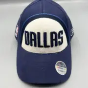 Dallas Mavericks Hat Youth Boys Blue Reebok Stretch Fitted Cap New