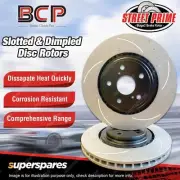Slotted Rear Disc Brake Rotors for Toyota Supra JZA70 MA70 Tarago TCR10 TCR21 (for: Toyota)