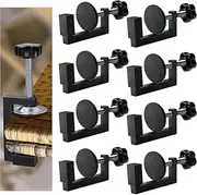 SHENMAIDAY 8Pcs Adjustable Patio Furniture Clips- Adjustable Sectional Couch Sofa Funiture Clamps,Outdoor Patio Wicker Furniture Fasteners Clips Sectional Connector for Keeping Furniture Together