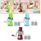 Rotary Cheese Grater Mandoline Slicer Grinder with A Stainless Steel Peeler Food