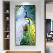 Abstract Peacock Posters Canvas Painting Canvas Wall Art Canvas Mural Home Decor