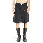 [ANN DEMEULEMEESTER] Narve 5 Pocket Denim Comfort Shorts Grey