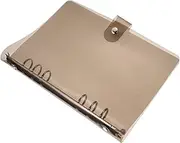 Homoyoyo Hole Plastic Handbook Notebook Case Loose-Leaf Protective Cover Lightweight Notepad Organizer