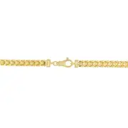 14k Yellow Gold 18" Square Franco Link 3 MM 9 Grams Chain/Necklace SFR080