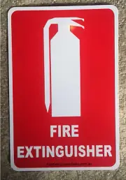 Fire Extinguisher sign standard location sign