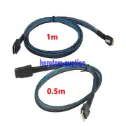 MINI SAS SFF-8087 to SLIM SAS SFF-8654 High-Speed Server Connection Cable 0.5-1m