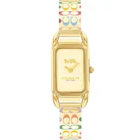 在飛比找ETMall東森購物網優惠-COACH Cadie 長方形C字錶帶女錶-17.5 x 2