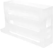 SHINEOFI 4 Egg Rack Organizer for Refrigerator Slide Design Egg Holder for and Retrieval Kitchen Storage