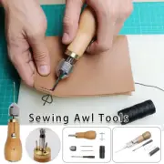 Leather Sail Sewing Awl Tools Kit Canvas Craft Heavy Repair Speedy Stitcher Set