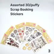 Lot Scrap Booking Material/Stickers Stationary Floral/Victorian/Classic