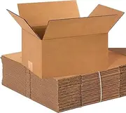 Large Corrugated Cardboard Shipping 10 Boxe Pack – 43x30x26 cm Mailer Cartons for Packing, Moving, Storage, Mailing – Kraft Brown Packaging Box