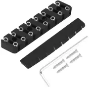 Electric Guitar Nut 7/8 String Headless Piano Pillow Set Musical Instrument FFG
