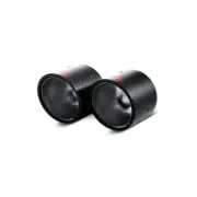 Akrapovic TP-MINR56/57-CA Tail Pipe Set (Carbon) For 2011-2014 Mini Cooper S NEW