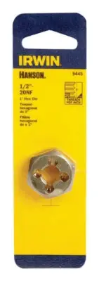 IRWIN DIE 1/2-20NF HEX HANSON HAN9445