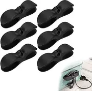 Cord Organizer for Appliances,Kiwinvou Cord Wrap Cord Holder Cable Organizer for Coffee Maker,Pressure Cooker,Blender,Air Fryer,Pack of 6,Black