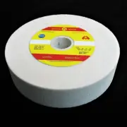 200mm x 32mm 8" x 1¼" Medium White Bench Grinder Offhand Grinding Wheel PREMIUM✔