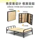 勁爆價1折疊床家用簡易多功能單人小床出租房經濟型雙人實木加固硬鐵架床