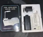 The “brimate” Book Light With LCD Clock New Old Stock