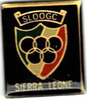 Nice Undated Sierra Leone Olympic Team NOC Pin