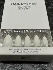 Red Aspen Nail Dashes Medium Coffin Natasha On Cloud 9 NEW