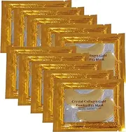 Vandarllin24K Gold Powder Gel Collagen Under Eye Masks Sheet Patch, Remove Bags,Dark Circles &Puffiness,Reduce Wrinkle,Moisturising,Hydrating,Uplifting Whitening,for Blackheads (30 Pairs)