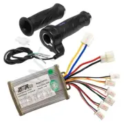 Brush Speed Controller+Throttle Fo 36V 800W Electric Bike Scooter ATV Motorcycle