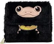 [Loungefly] Fantastic Beasts Niffler Plush Zip Around Wallet, Multi, one size, Zippered Wallet
