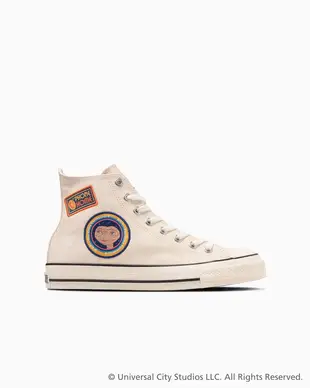 日本限定 Converse ALL STAR Ⓡ WP HI / E.T. ET 限量聯名款 月球白/ 25 cm