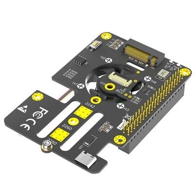 3 in 1 Combo M.2 NVMe to PCIe Adapter with Cooler Fan and Automatic8847
