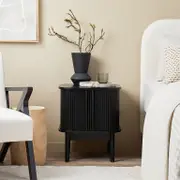 Maeve Bedside Table - Black