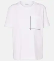 [Brunello Cucinelli] Brunello Cucinelli Cotton jersey T-shirt AU 14 white