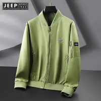 在飛比找蝦皮購物優惠-Jeep SPIRIT 1941 ESTD 男士休閒立領夾克