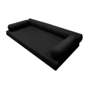 |SLIPCOVER ONLY|S6 Daybed Mattress Bolster Pillow Covers Knife Edge Full AD109
