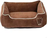 Self-Warming Pet Bed for Small Medium Dogs Cats, Indoor Rectangle Puppy Sofa Lounger, Breathable Dog Beds with Removable Cover for Orthopedic Relief, Improved Sleeping