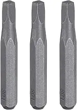 uxcell 3pcs SQ1 Square Screwdriver Bit 5/32" Hex Shank 28mm Length S2 Steel Magnetic 4 Point Head Hex Screw Driver Bits for Electric Manual Screwdrivers Precision Repair