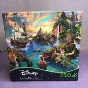 Ceaco Thomas Kinkade The Disney Collection Peter Pan Jigsaw Puzzle, 750 Pieces