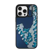 iPhone 16 Pro Max Mirror Ring Stand Case MagSafe Compatible HOKUSAI TRIBUTE