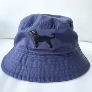 The Black Dog Bucket Hat Island Denim Blue Martha's Vineyard Kids L/XL NWT
