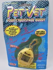 Vintage Pet Vet Your Cyberspace Buddy Key Chain NEW old stock