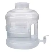 10L/2.6 Gallons PC Portable Water Container w/ Handle & Faucet Camping Jerry Can