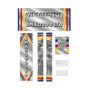 Healing - BMX2000 chrome decal set - old school bmx