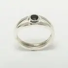 925 Sterling Silver Natural Sapphire Womens Solitaire Ring - Sizes 4 to 12
