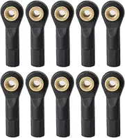 KANGYEBAIHUODIAN 10PCS Plastic M2 M3 Rod End Ball End Ball Joint 19/26/27/30mm Fit for 1/10 RC Crawler Car Truck Buggy RC Boat Airplane(M3 30mm)