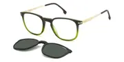 Carrera CA 332/CS with Clip-On 4C3/UC Men's Glasses Green Size 50 - Private Health Rebate - Blue Light Block Available