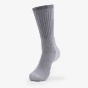 Thorlo Men's Ultra-Light Cushion Crew Hiking Socks Medium Grey - ULHX-295, Med G