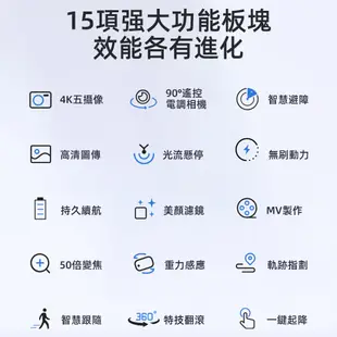 現貨一日達 空拍機 無刷無人機 4K高清航拍飛行器 五鏡頭避障空拍機 K818 MAX 台灣保固 (7.7折)