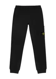 Stone Island Kids Cotton Sweatpants (10-12 Years) - Black 10YR (10 years)