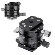 New Leofoto G2 GEAR HEAD 3 In1 Panoramic Geared Ball head Tripod Head Black Paar