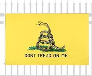 Country Flags For Bedroom - Gadsden Libertarian Flags,Double Sided Indoor Outdoor Banner, Tea Party Rattlesnake Flags 35×59 Inches For Bedroom Home